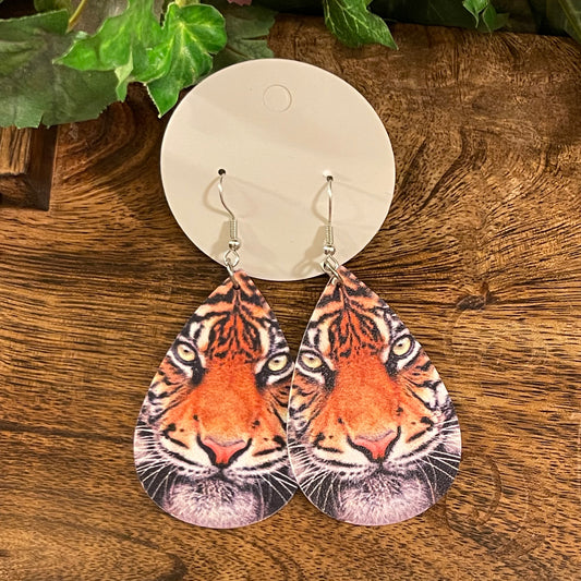 Tigers Dangle Earrings