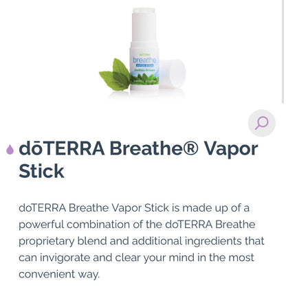dōTERRA Breathe Vapor Stick