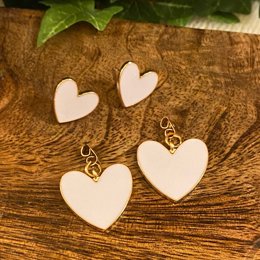 Valentine’s Day Two Way Heart Earrings