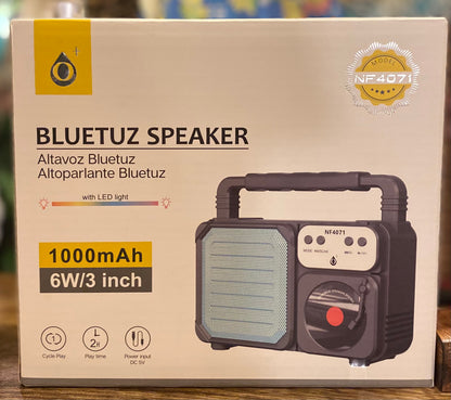 Retro Bluetooth Speakers 1000 mah * Blue