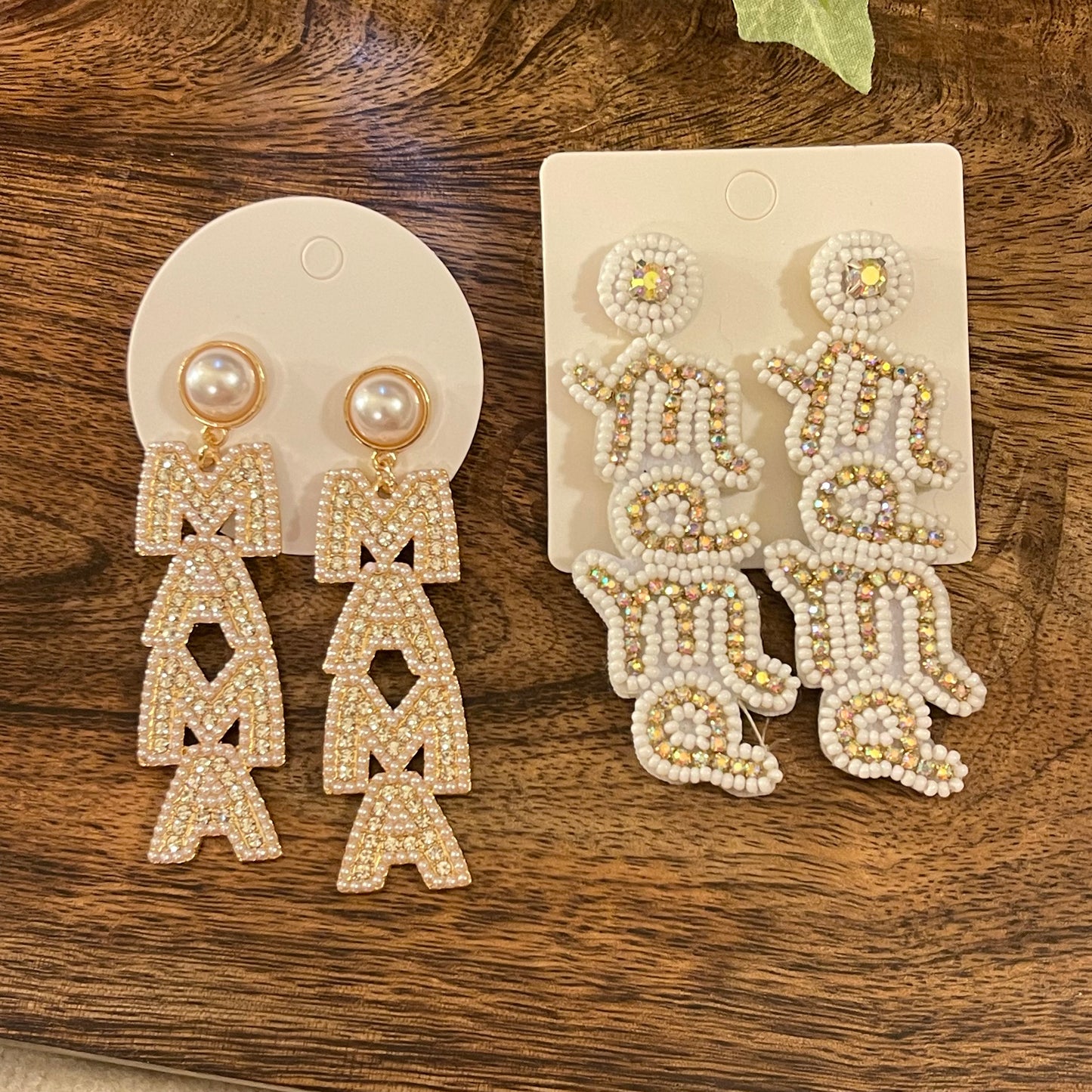 Mama Statement Post Back Earrings