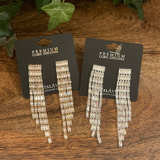 Earrings - CZ Studded Earrings