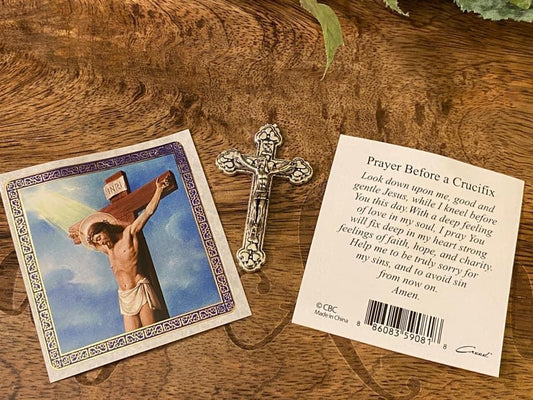 Pocket Cross With Prayer Card