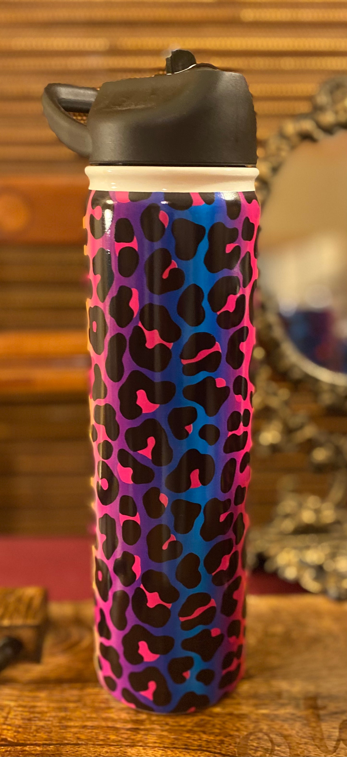 SIC Seriously Insulated Cups Rainbow Leopard