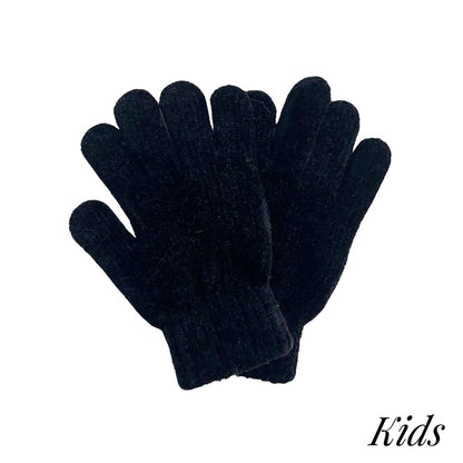 Navy Kids Gloves