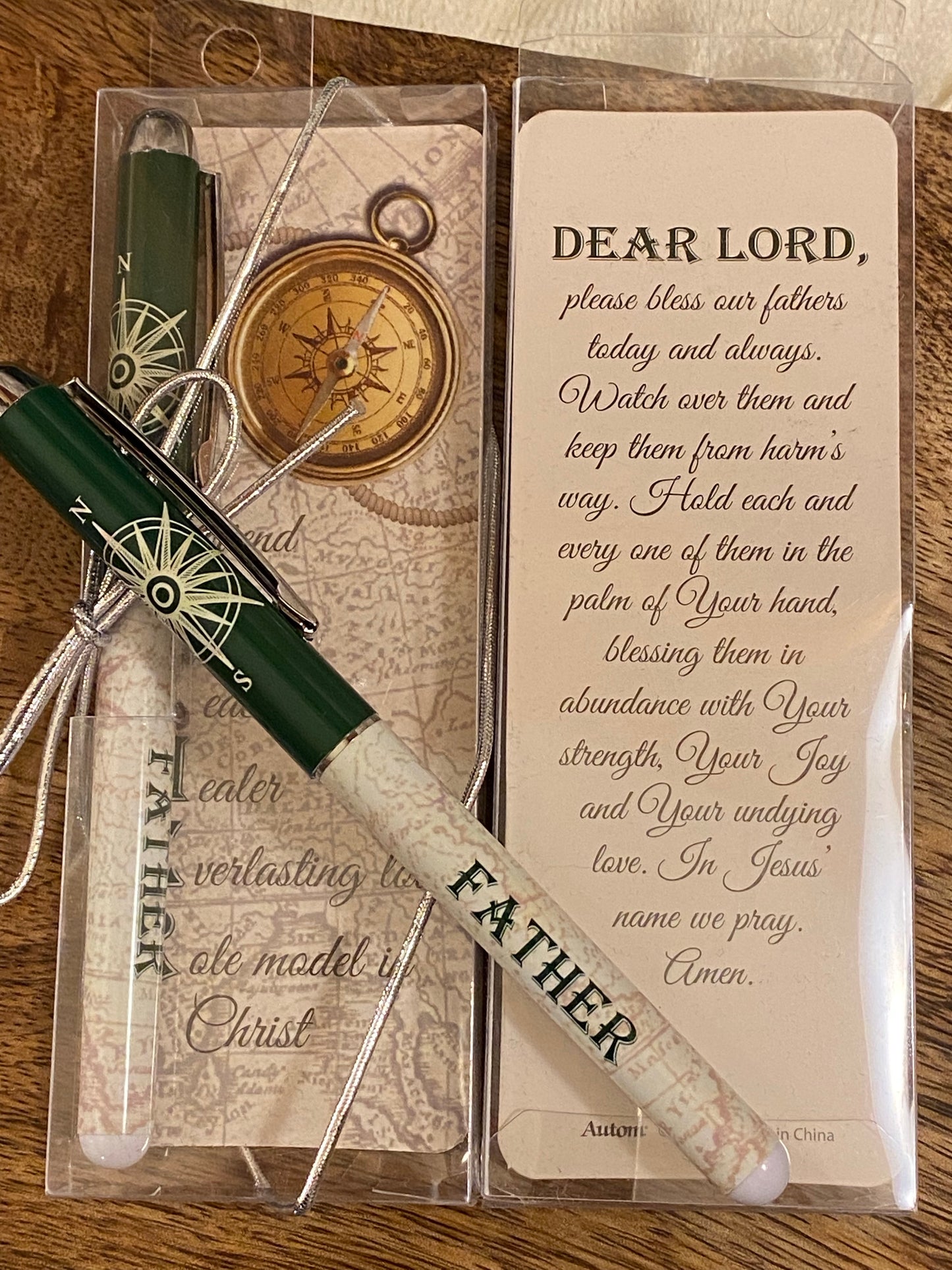 Father Boxed Pen And Prayer Card