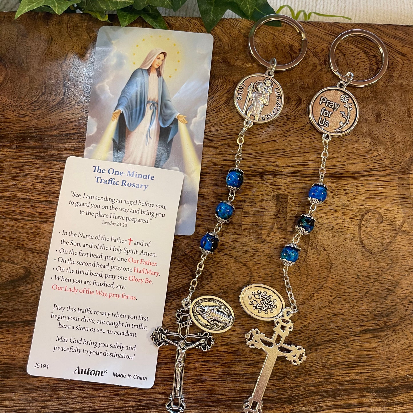 Miraculous Mary One Minute Traffic Rosary